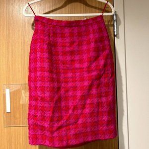 Krishna Brazillian brand pink and red pencil skirt